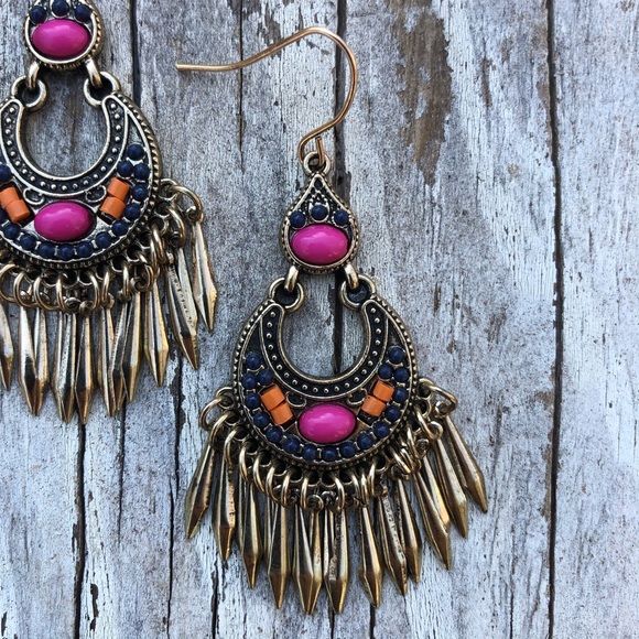 FREE when bundled! Western Tassel Statement Earrings! - Picture 4 of 7